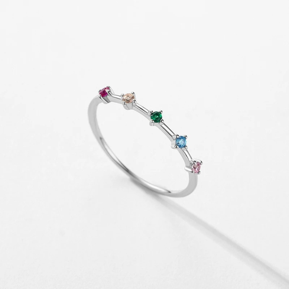 ANILLO IRIS - PLATA