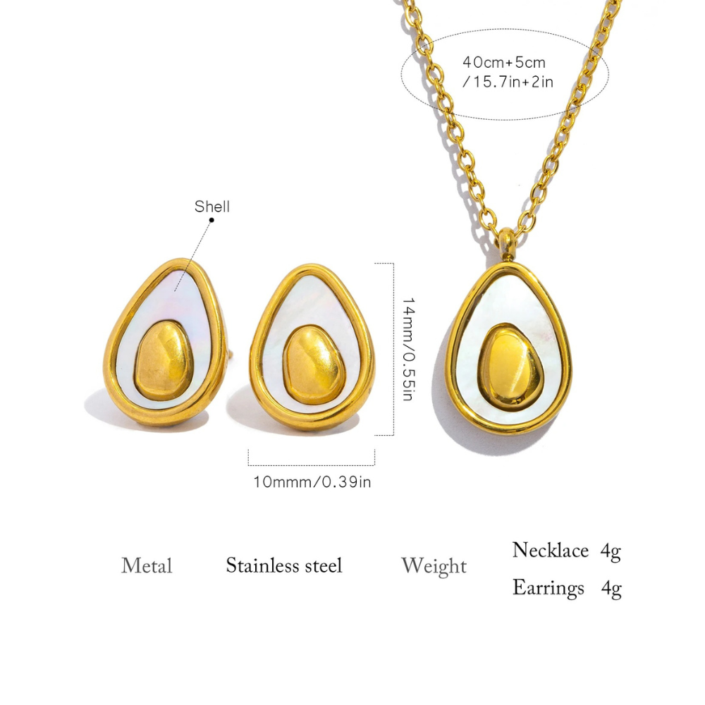 SET DE AGUACATE - ORO