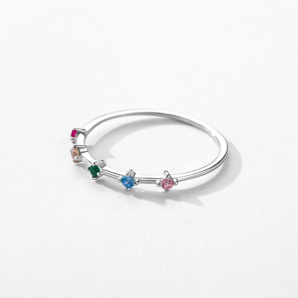ANILLO IRIS - PLATA