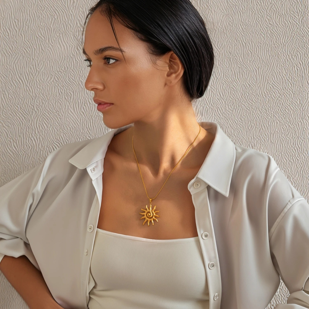 COLLAR SOL DORADO