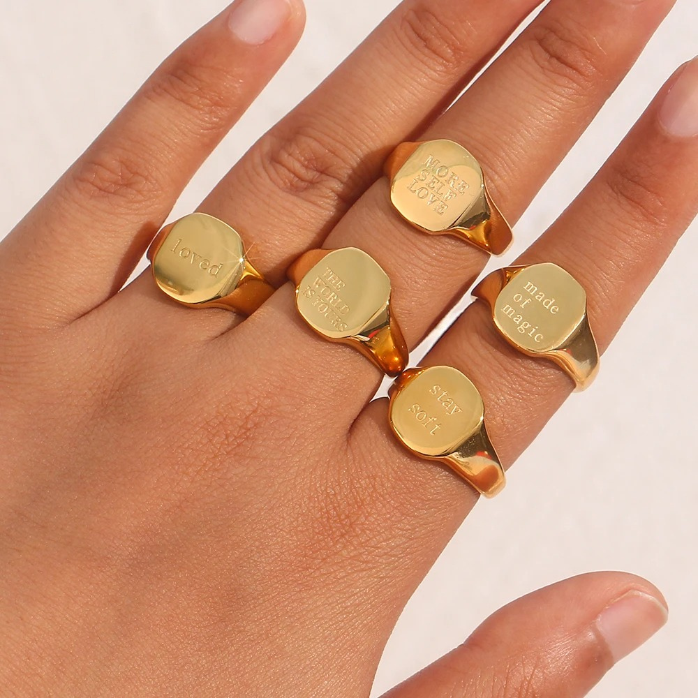 ANILLO AFFIRM BAND - ORO