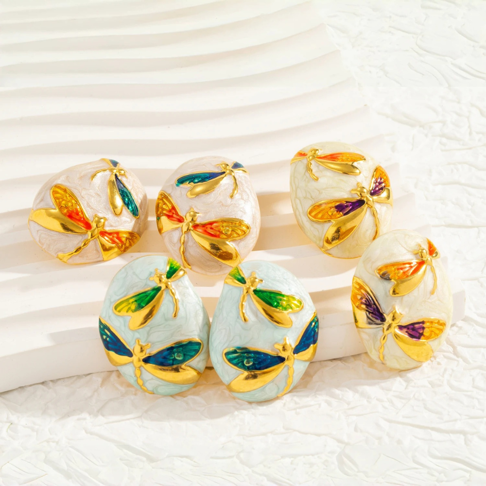 PENDIENTES LIBÉLULA CELESTIAL - ORO