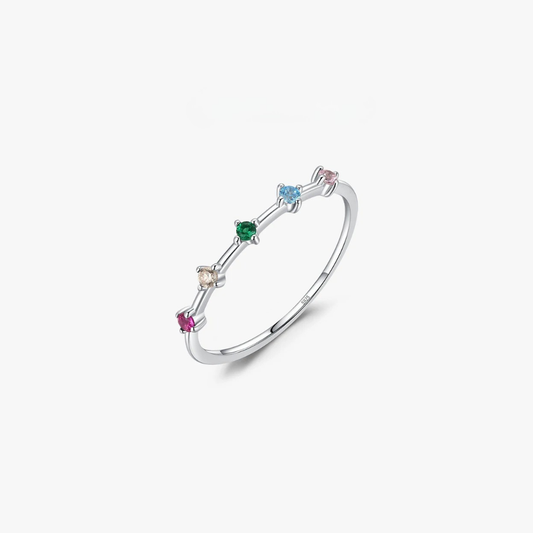 ANILLO IRIS - PLATA