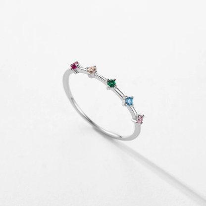ANILLO IRIS - PLATA