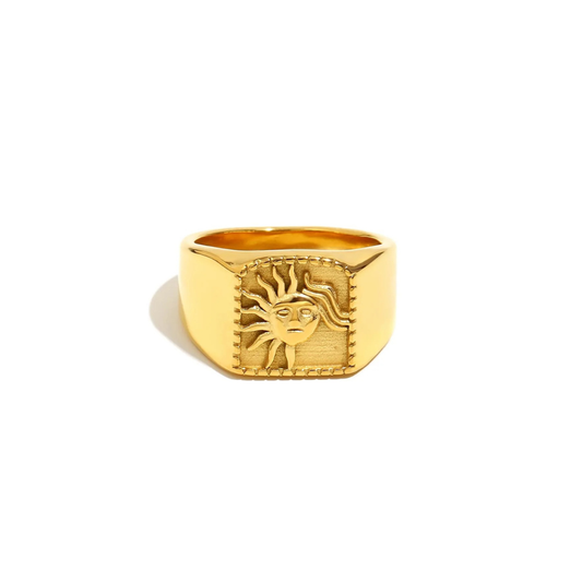 ANILLO SOL DORADO - ORO