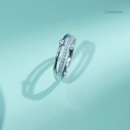 ANILLO AURA BLANCA - PLATA